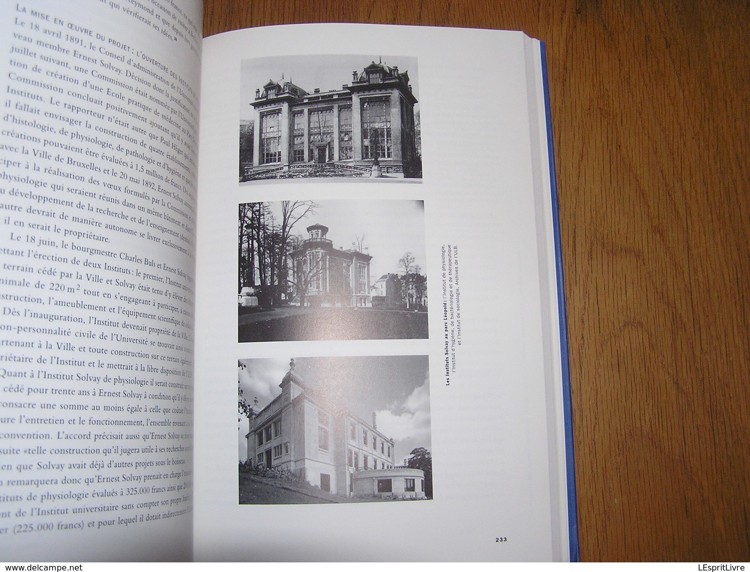 ERNEST SOLVAY ET SON TEMPS Régionalisme Bruxelles Industrie Chimique Chimie Sciences Couillet Belgique Industrielle