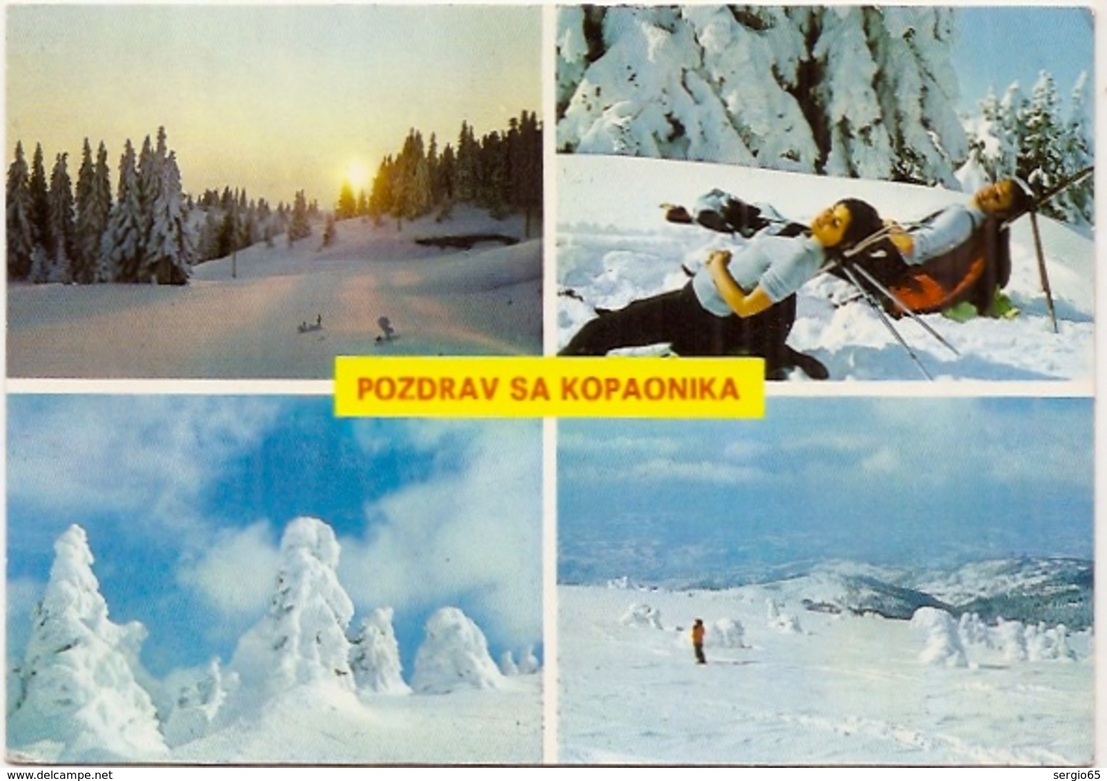 Kopaonik- Traveled -FNRJ - Serbie