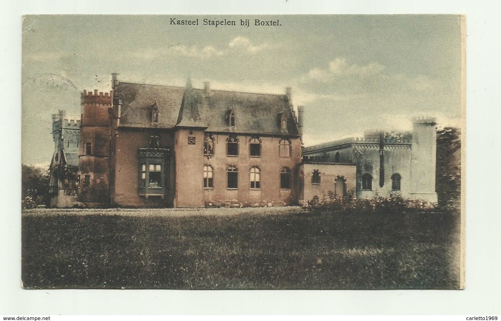 KASTEEL  STAPELEN BIJ BOXTEL 1913 VIAGGIATA FP - Boxtel