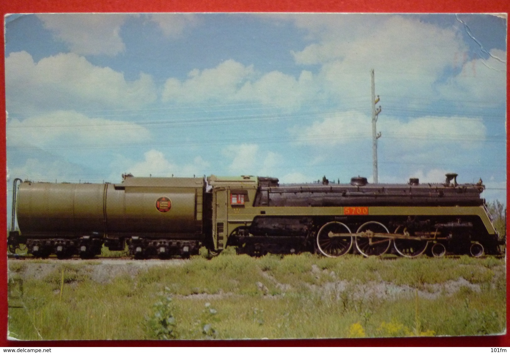 CANADA - STEAM LOCOMOTIVE - HUDSON (4-6-4)1930 - Trenes