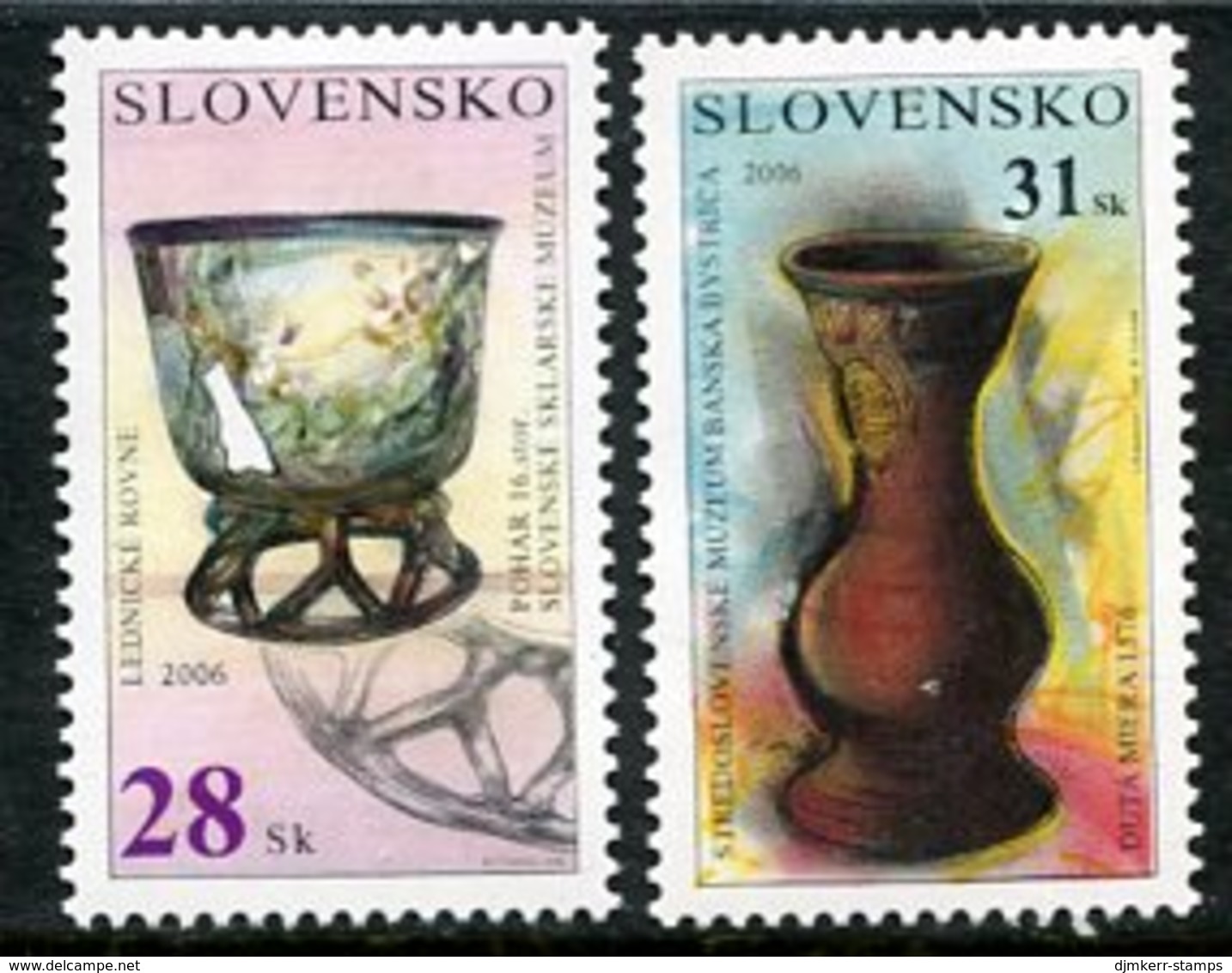 SLOVAKIA 2006 Museum Treasures  MNH / **.  Michel 540-41 - Ungebraucht