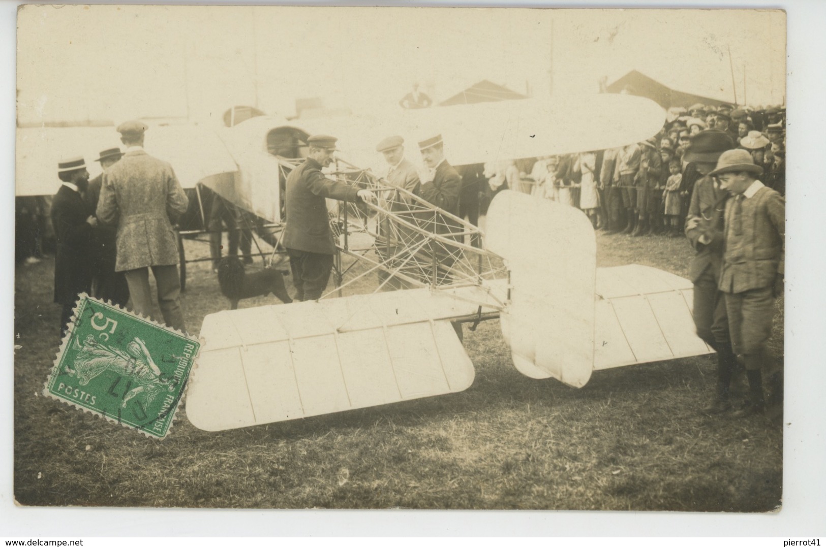 AVIATION - DIEPPE - Belle Carte Photo D'un Meeting D'aviation En 1913 - Photo HÉMERY à DIEPPE - Dieppe