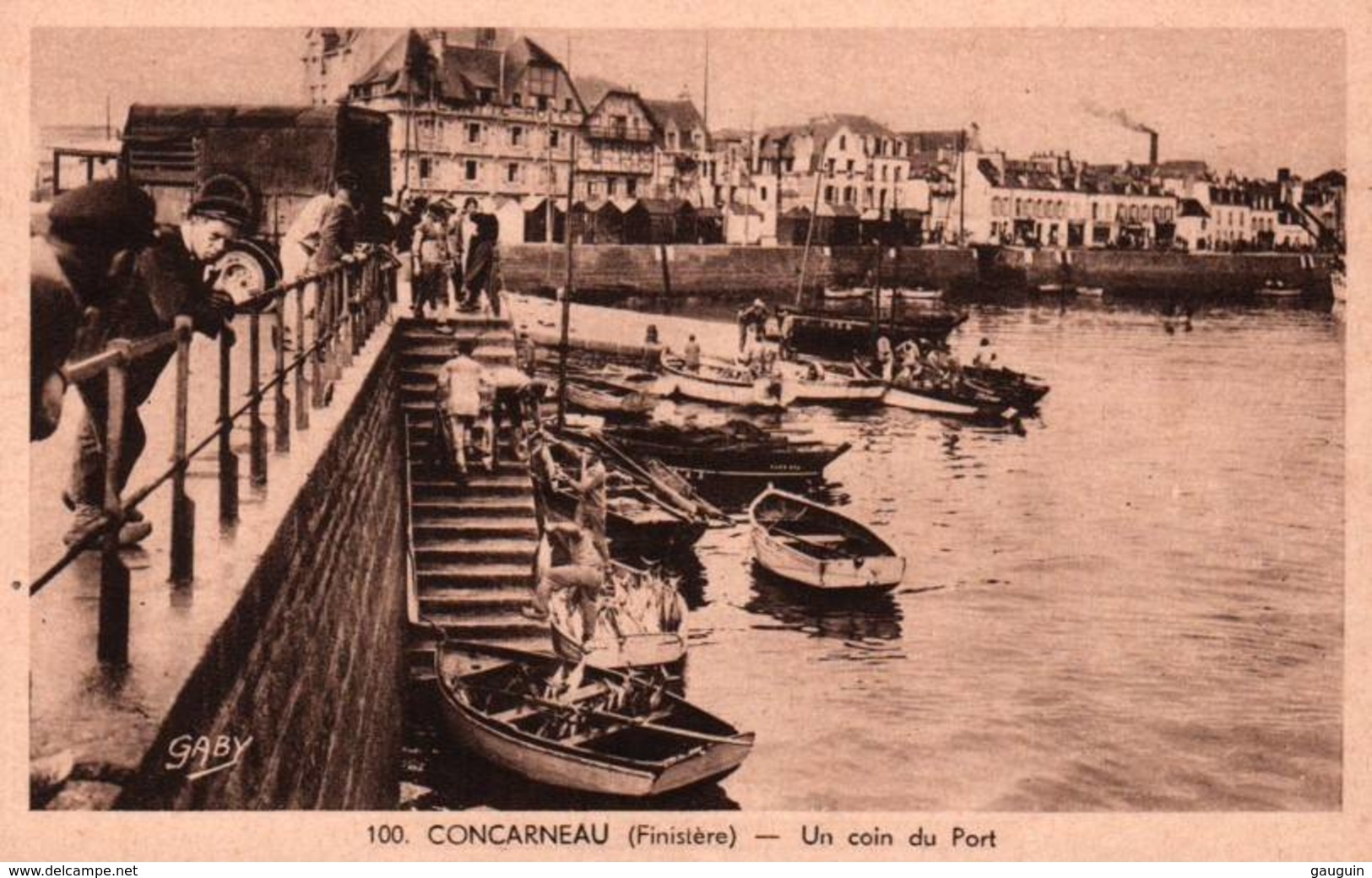 CPA - CONCARNEAU - COIN DU PORT - Edition Artaud Gaby - Concarneau