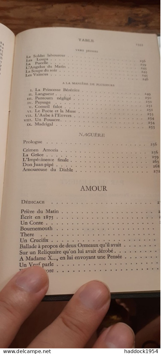 oeuvres poètiques complètes VERLAINE gallimard 1981