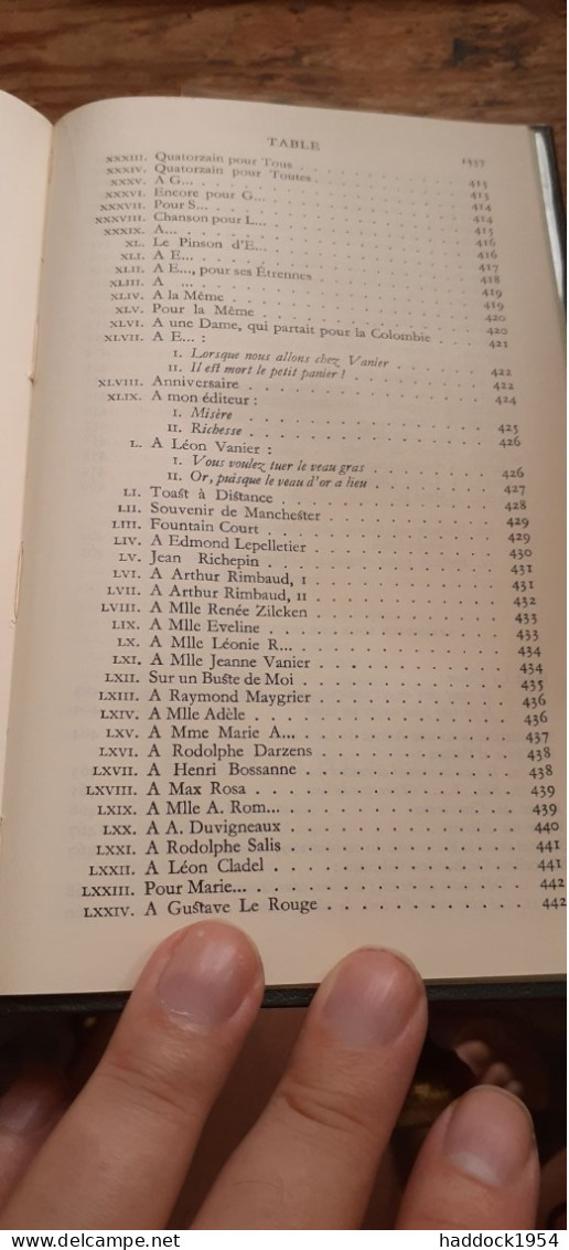 oeuvres poètiques complètes VERLAINE gallimard 1981