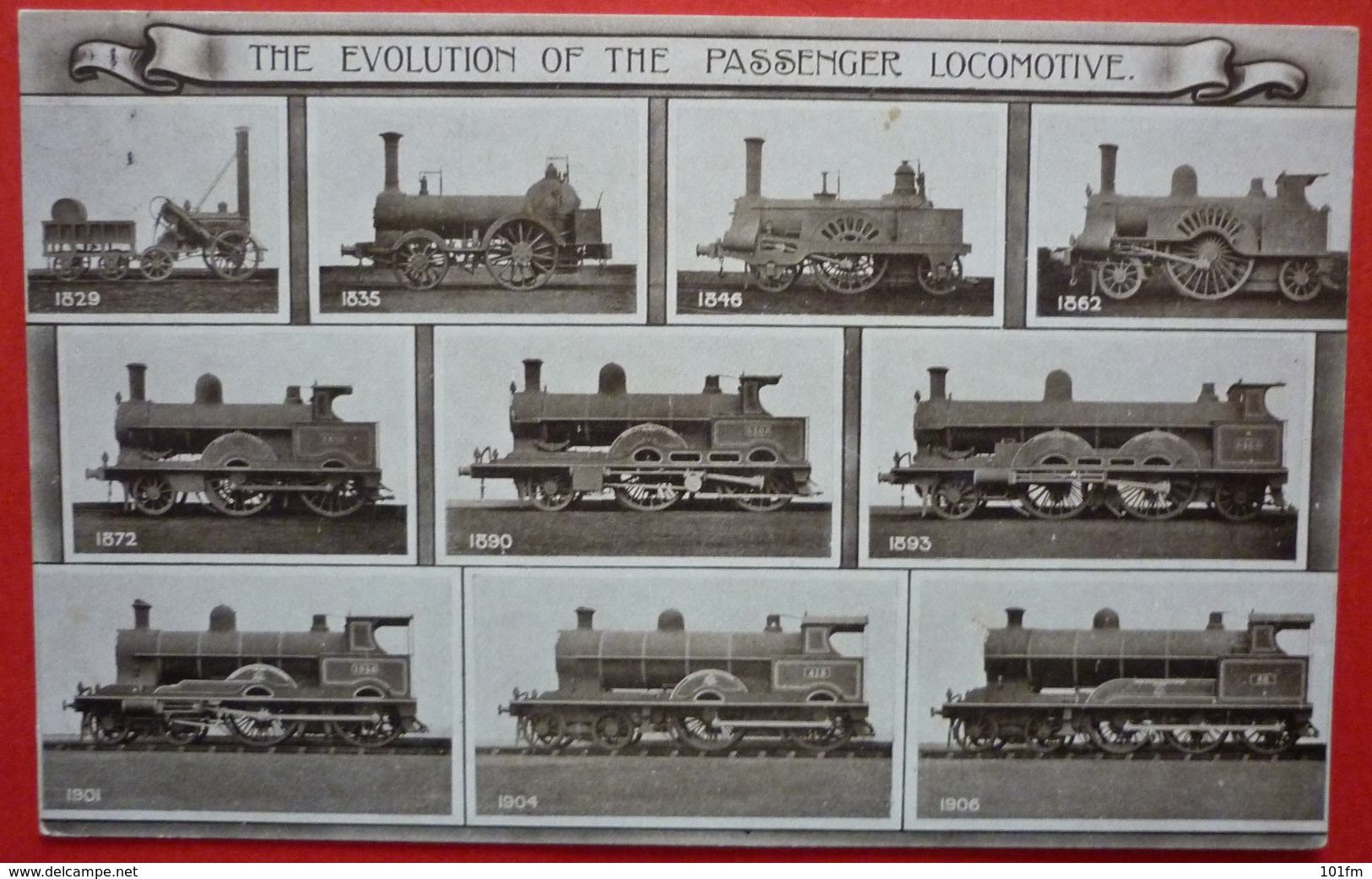 THE EVOLUTION OF THE PASSENGER LOCOMOTIVE - STEAM LOCOMOTIVE - Eisenbahnen