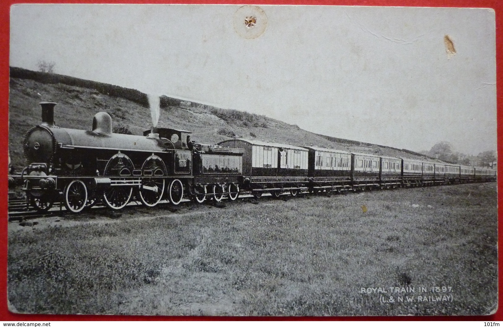ROYAL TRAIN IN 1897 - STEAM LOCOMOTIVE - Eisenbahnen
