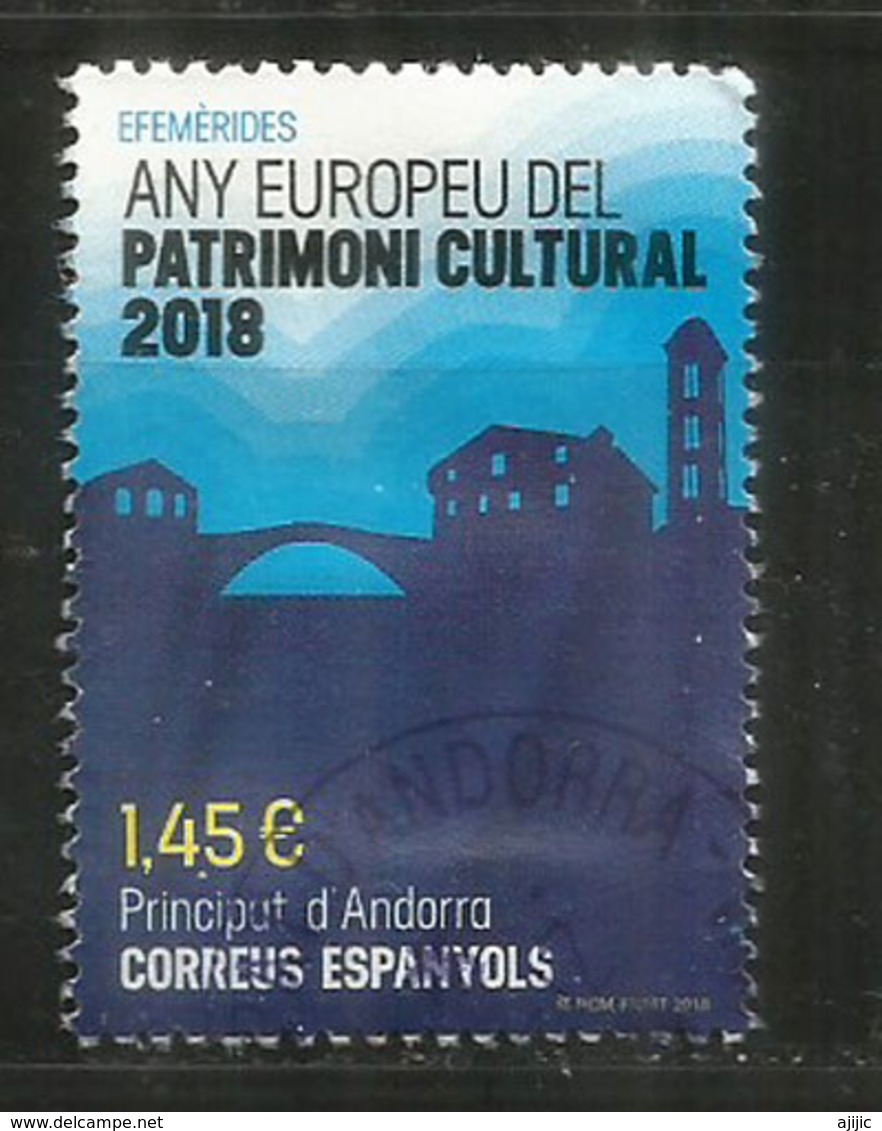 Année Européenne Du Patrimoine Culturelle (Église Romane). Un Timbre Oblitéré 1 ère Qualité. (2018) - Used Stamps