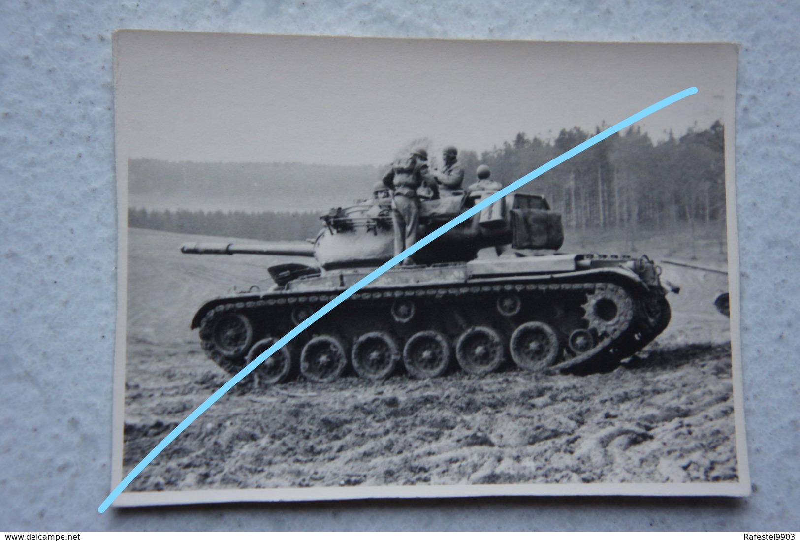 Photo ABL MEDIUM TANK PATTON M47 Armée Belge Militaria Militaria Tank Char - Oorlog, Militair