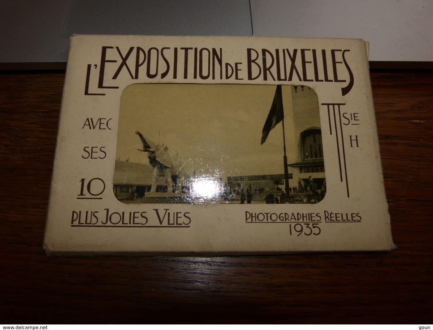 BC4 Carnet Bruxelles Exposition 1935 Série H Série De 10 Cartes Postales - Universal Exhibitions