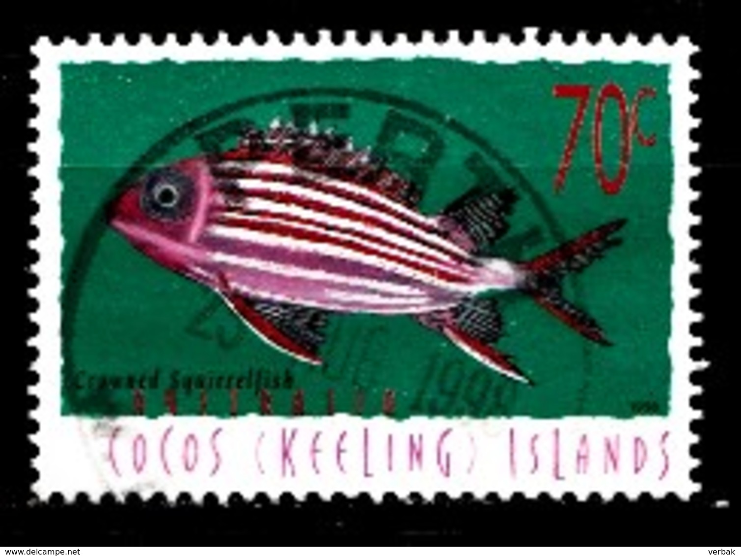 COCOS-ISLANDS 1998 Mi.nr.367 Fische  OBLITÉRÉS / USED / GESTEMPELD - Cocos (Keeling) Islands