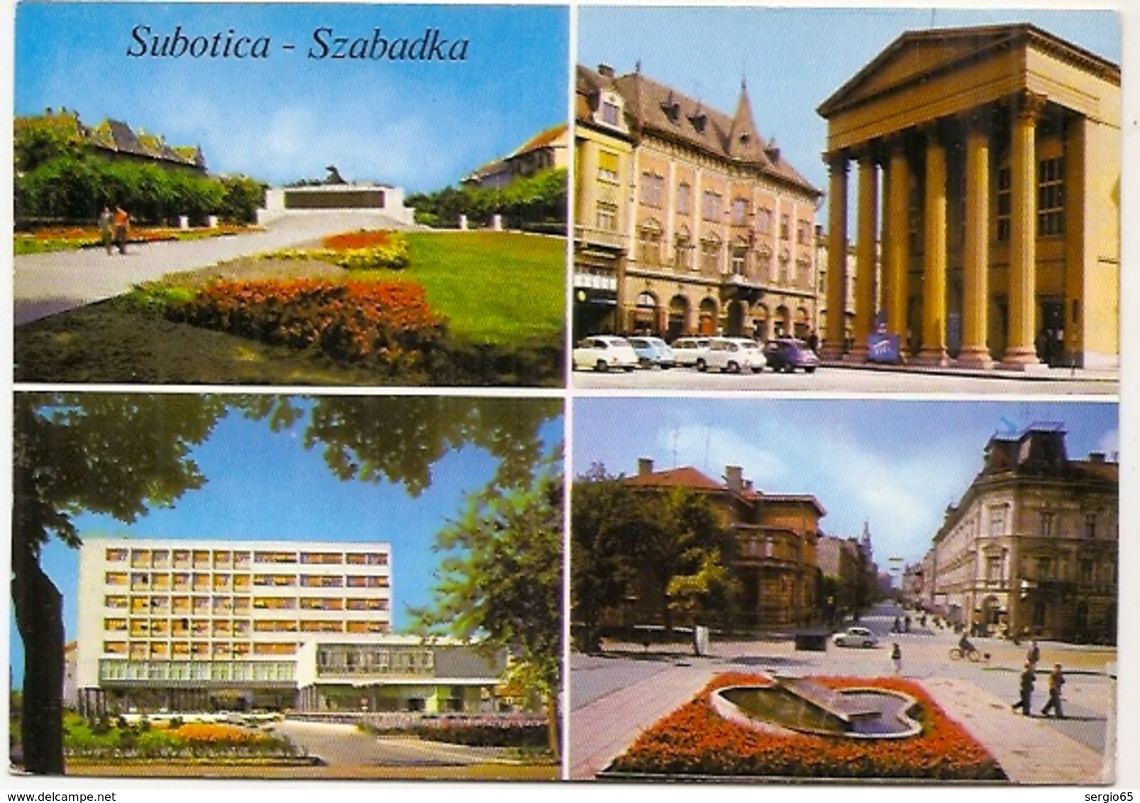 Subotica-not Traveled -FNRJ - Serbie