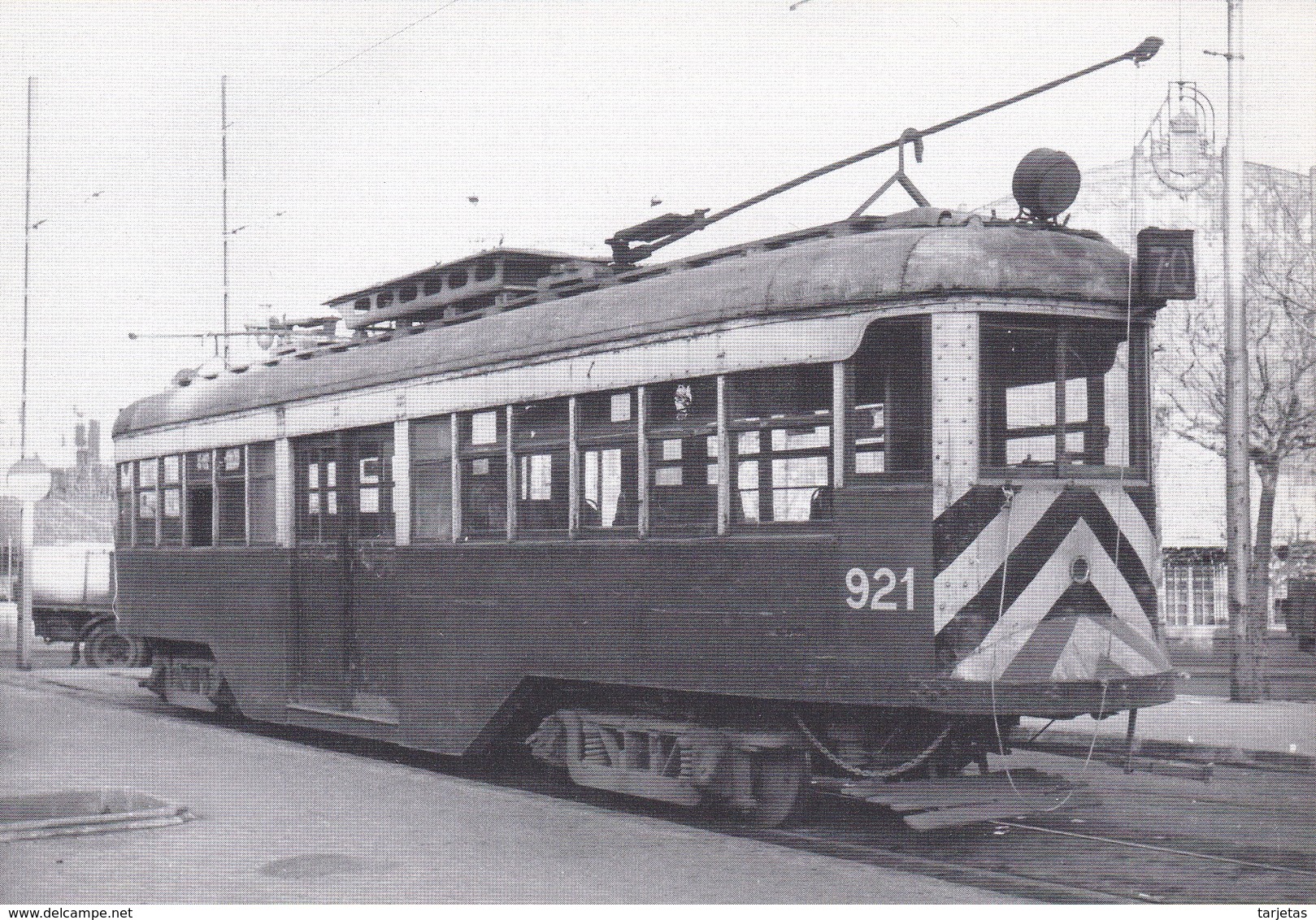 Nº 1 POSTAL DE TRANVIA DE BARCELONA SERIE 900-950 (TREN-TRAIN-ZUG) AMICS DEL FERROCARRIL - Tranvía