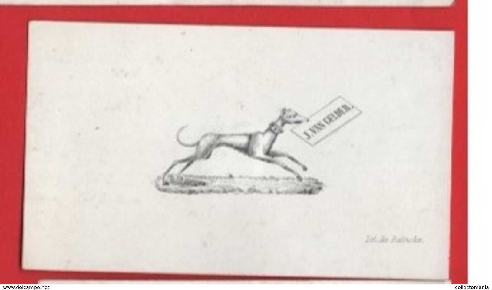 lot85B : 9 ViSiT cards, printer: all  RATiNCKX in ANVERS Antwerpen porseleinkaarten circa 1840 à1860 hand press litho