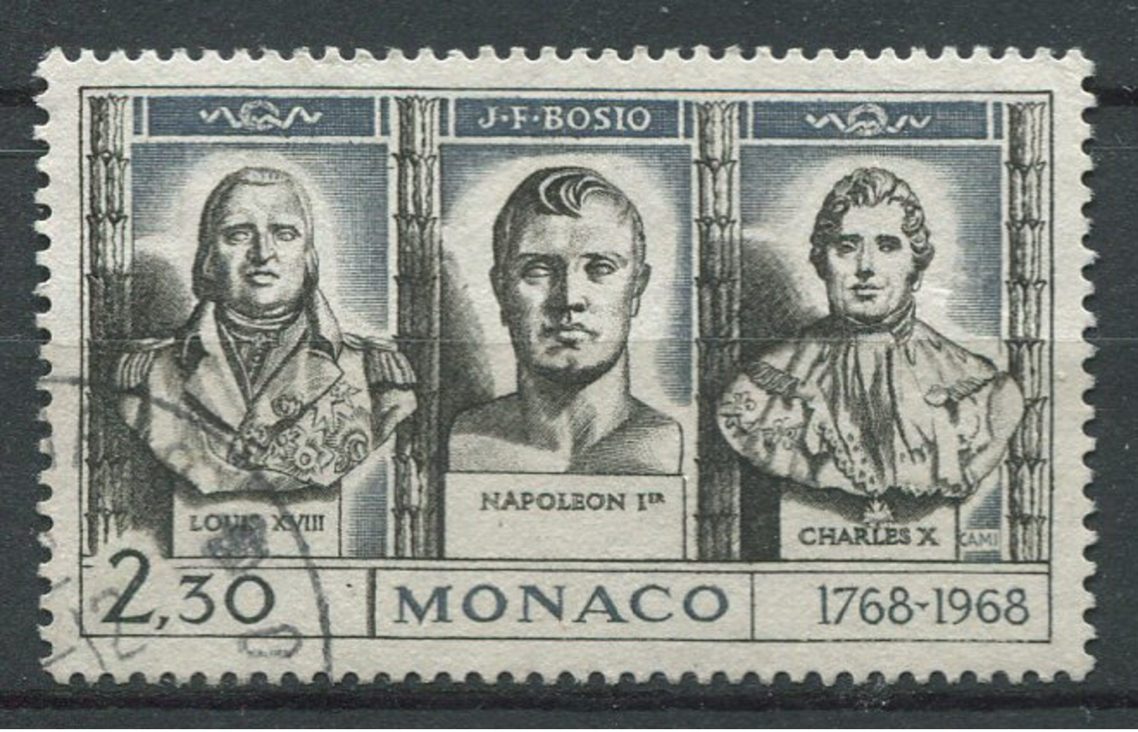 Monaco 1968 - N° 768 -  J.F. Bosio - Oblitéré - * - Used Stamps