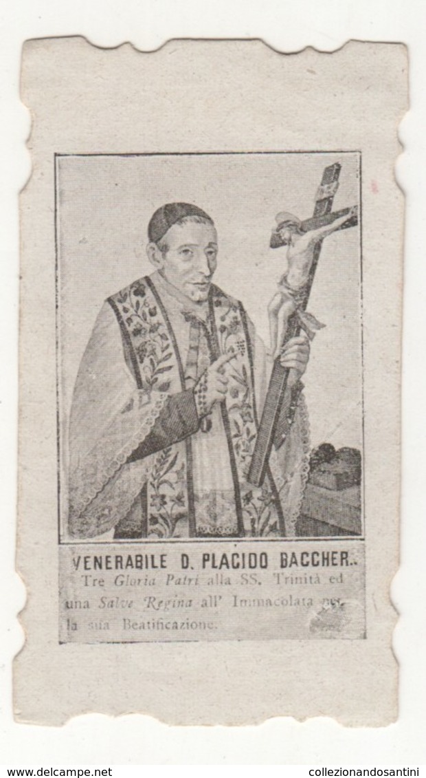 Santino Antico Venerabile Don Placido Baccher - Religione & Esoterismo