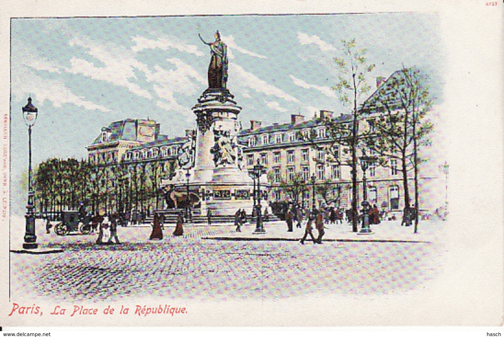 2778	72	Paris, La Place De La République,  édit. Hermann Ludewig - Markten, Pleinen