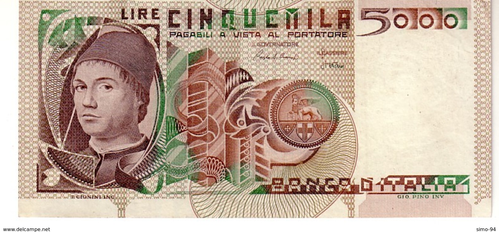 Italy P.105b 5000 Lire 1982   Unc - 5000 Lire