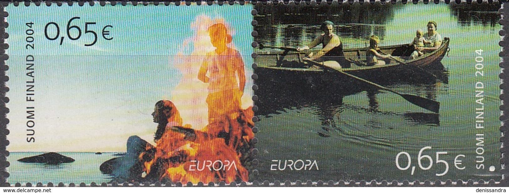 Finland 2004 Michel 1705 - 1706 Neuf ** Cote (2013) 4.50 Euro Europa CEPT Les Vacances - Unused Stamps