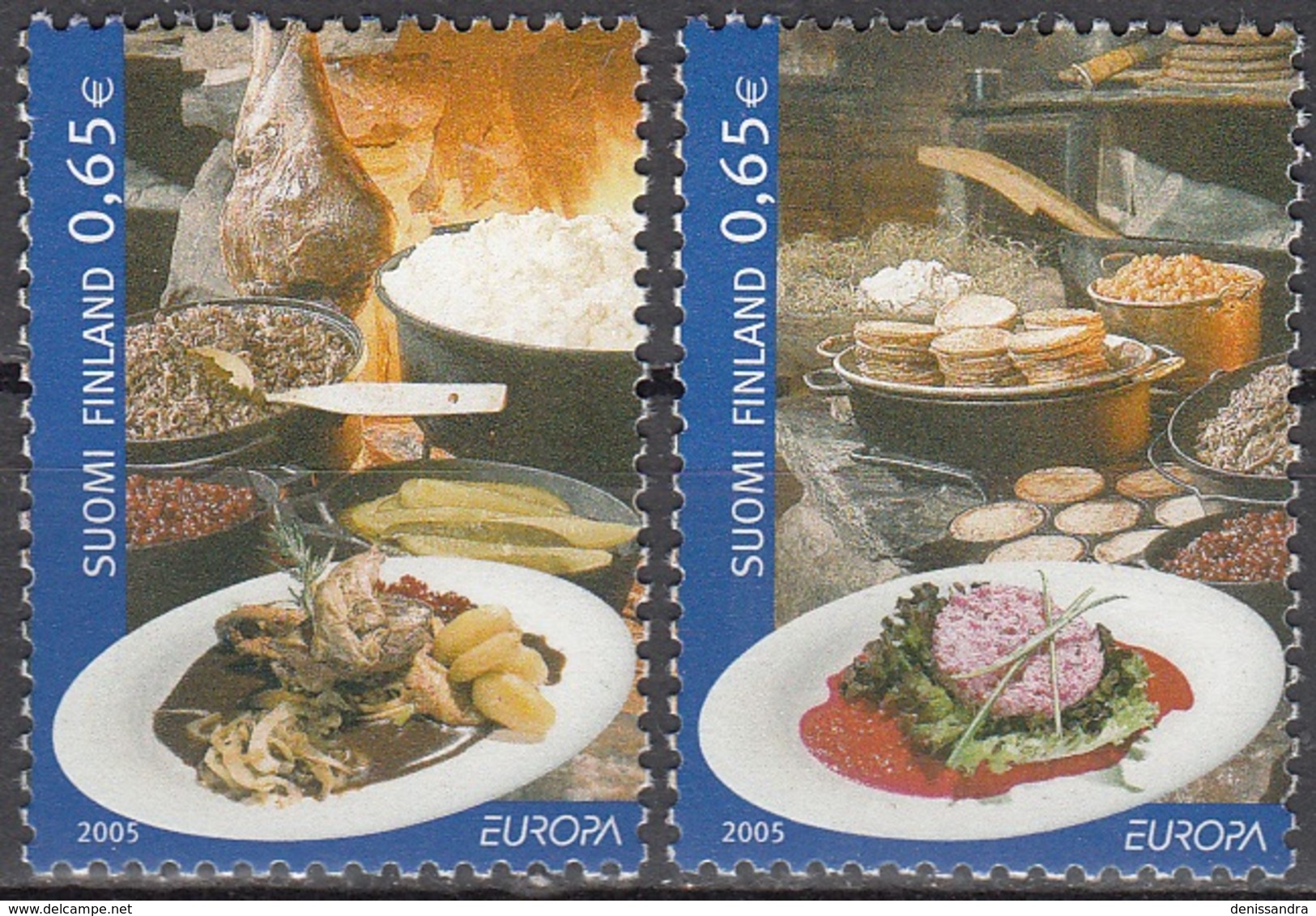 Finland 2005 Michel 1749 - 1750 Neuf ** Cote (2013) 4.00 Euro Europa CEPT La Gastronomie - Unused Stamps