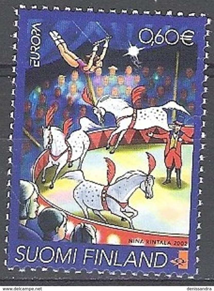 Finland 2002 Michel 1623 Neuf ** Cote (2017) 2.25 Euro Europa CEPT Le Cirque - Unused Stamps