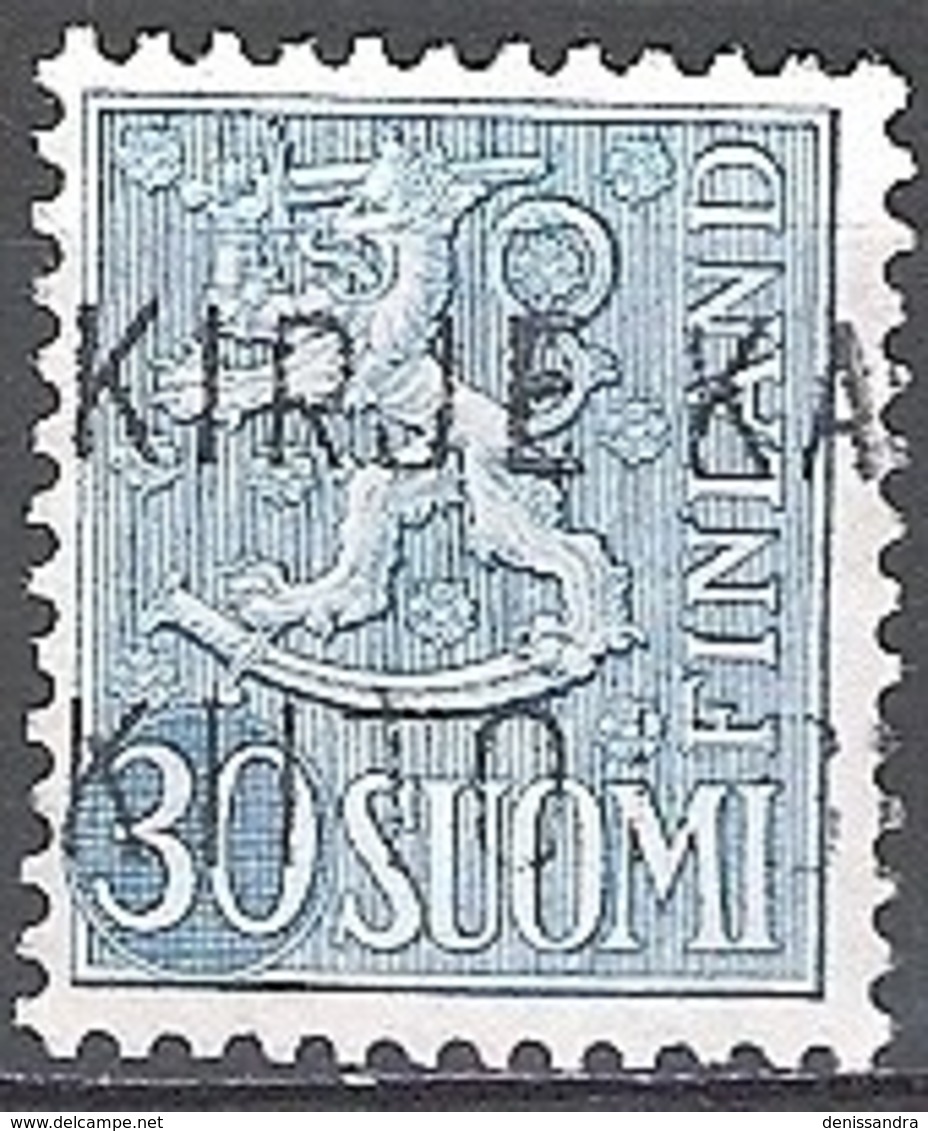 Finland 1956 Michel 460 O Cote (2013) 0.30 Euro Lion Stylisé Cachet Rond - Gebruikt