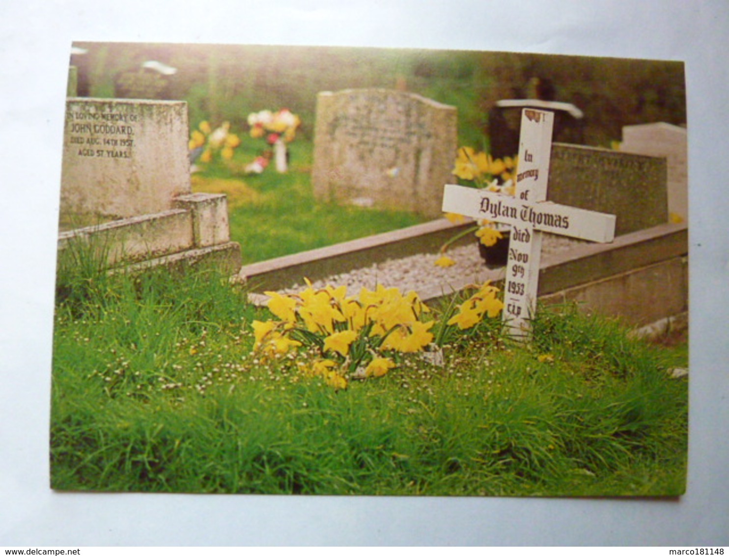 Dylan's Grave, St. Martin's Church, Laugharne - Carmarthenshire