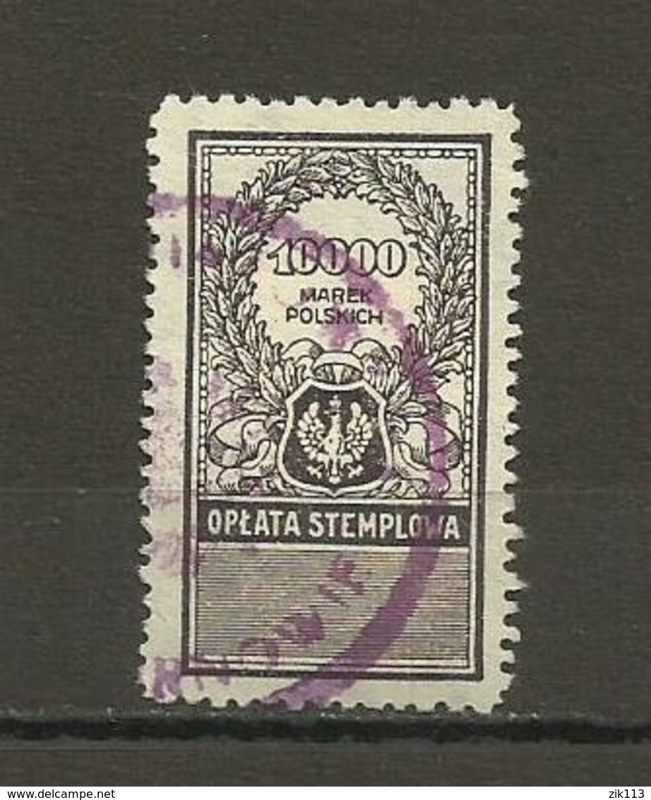 Poland, Polen 1923 - Stamp Fee, Stempelgebuhr, Revenue - Fiscaux