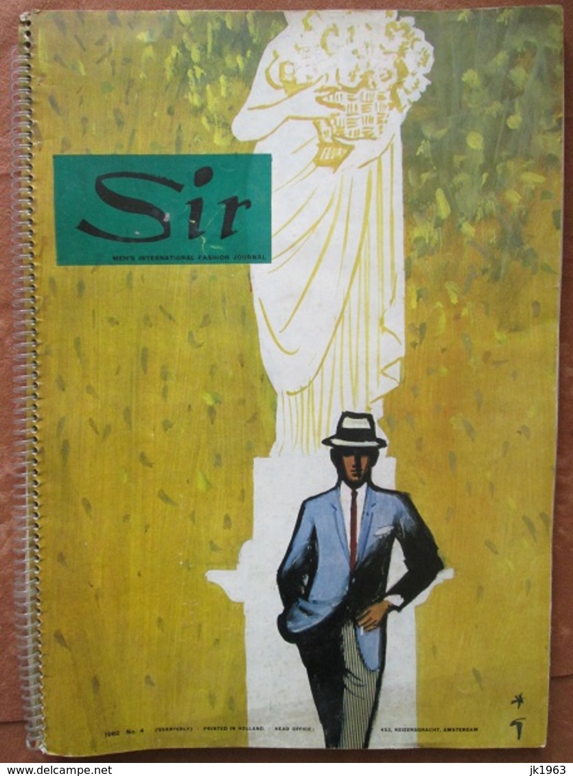 „SIR“ MEN'S INTERNATIONAL FASHION JOURNAL, 1962 No 4 - Mode/Kostüme