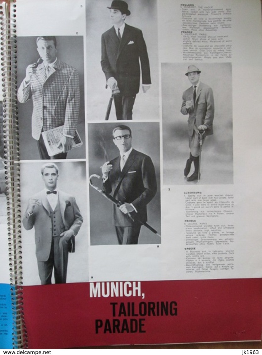 „SIR“ MEN'S INTERNATIONAL FASHION JOURNAL, 1962 No 4