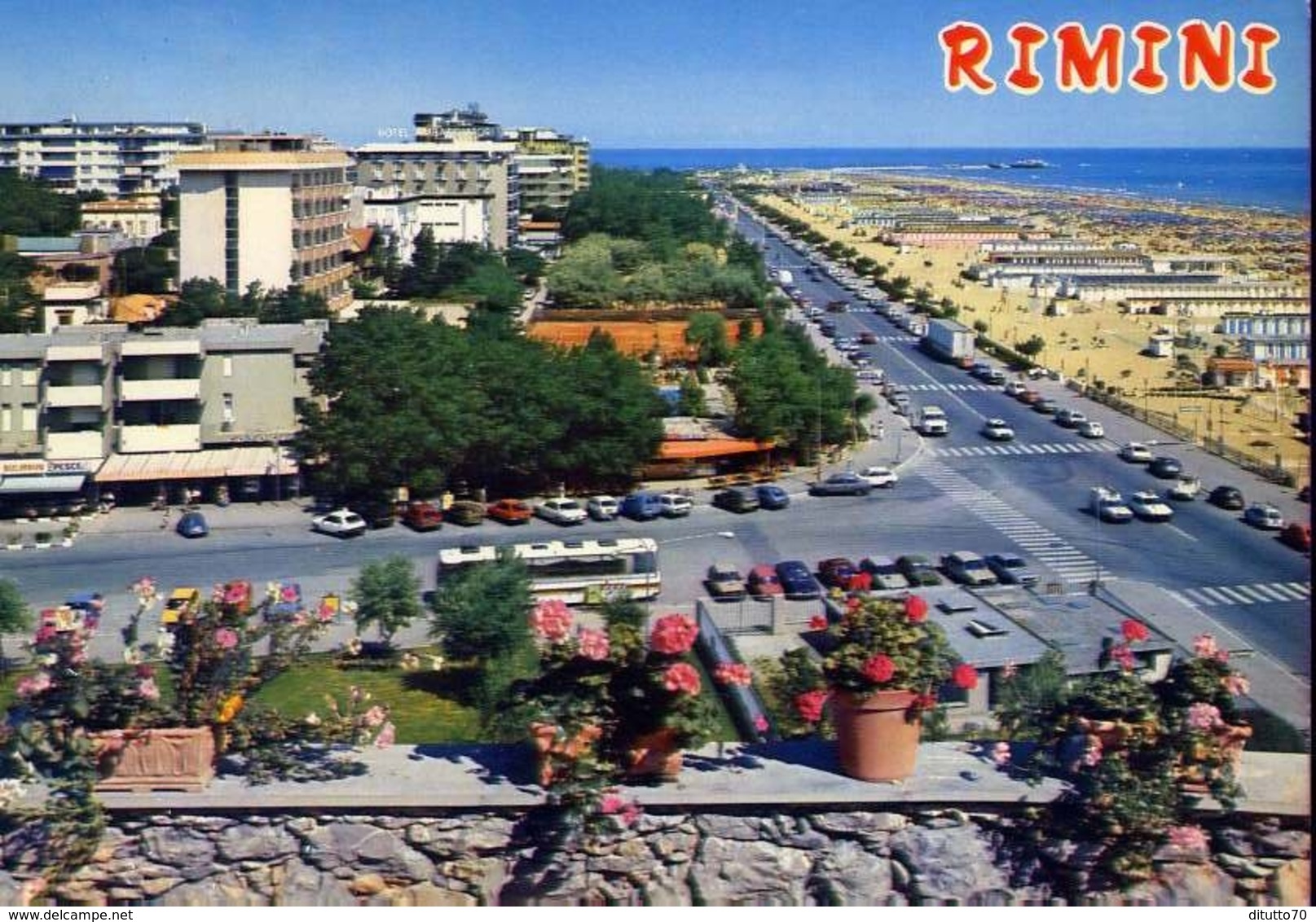 Rimini - Panorama - Formato Grande Viaggiata – E 14 - Rimini