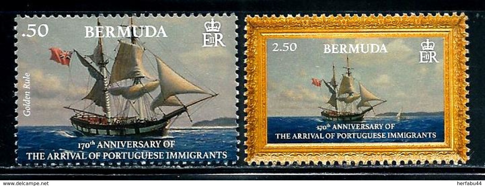 Bermuda       "Portuguese Immigrants"      Set     (new Issue November-1-2019)    MNH - Bermuda