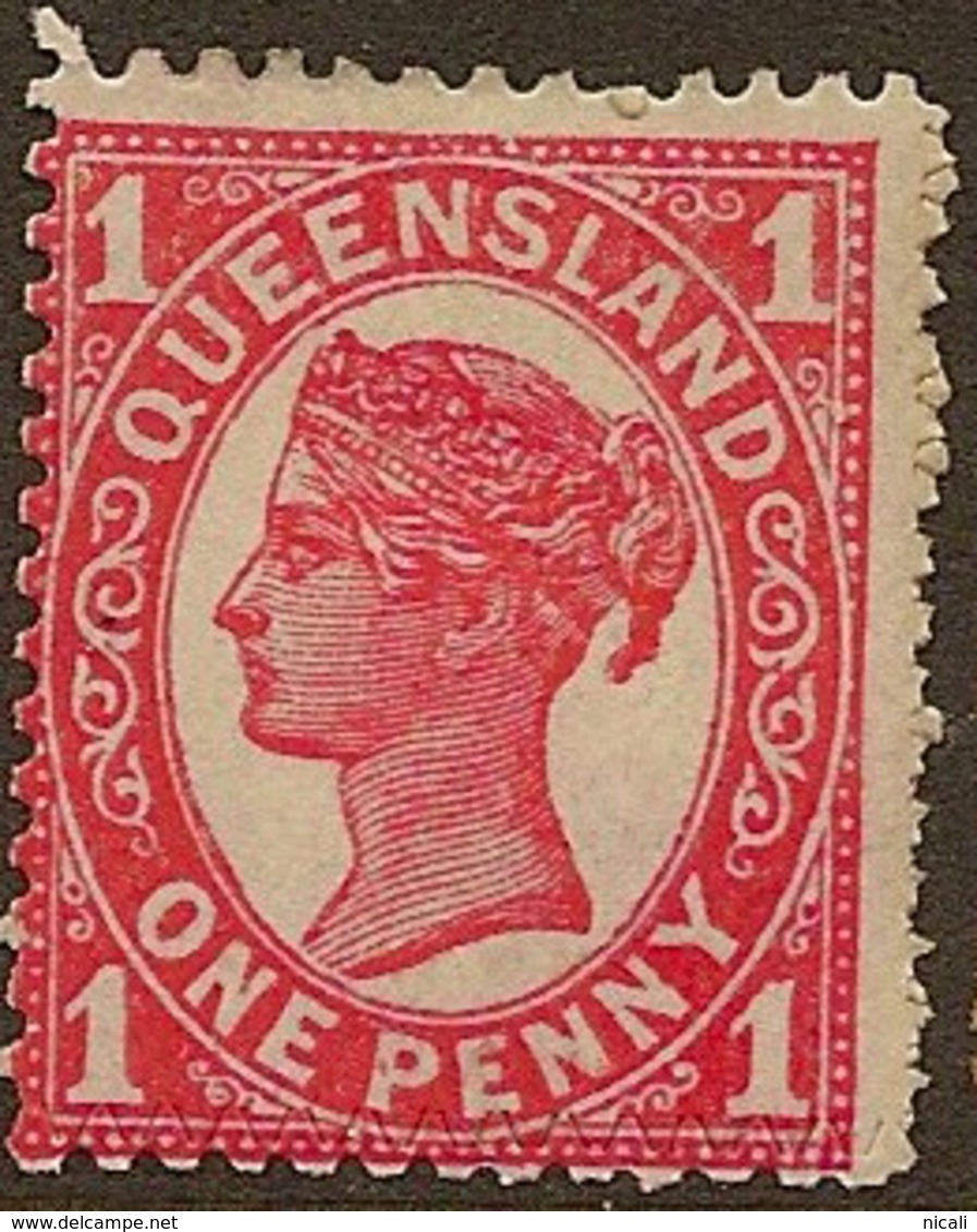 QUEENSLAND 1897 1d Double Roulette SG 261 WCx23 - Ungebraucht