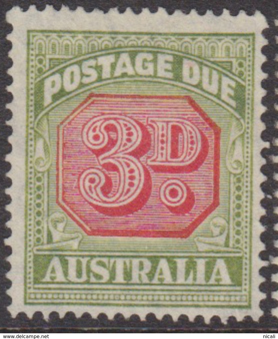 AUSTRALIA 1938 3d Postage Due SG D115 MNG XM1445 - Portomarken