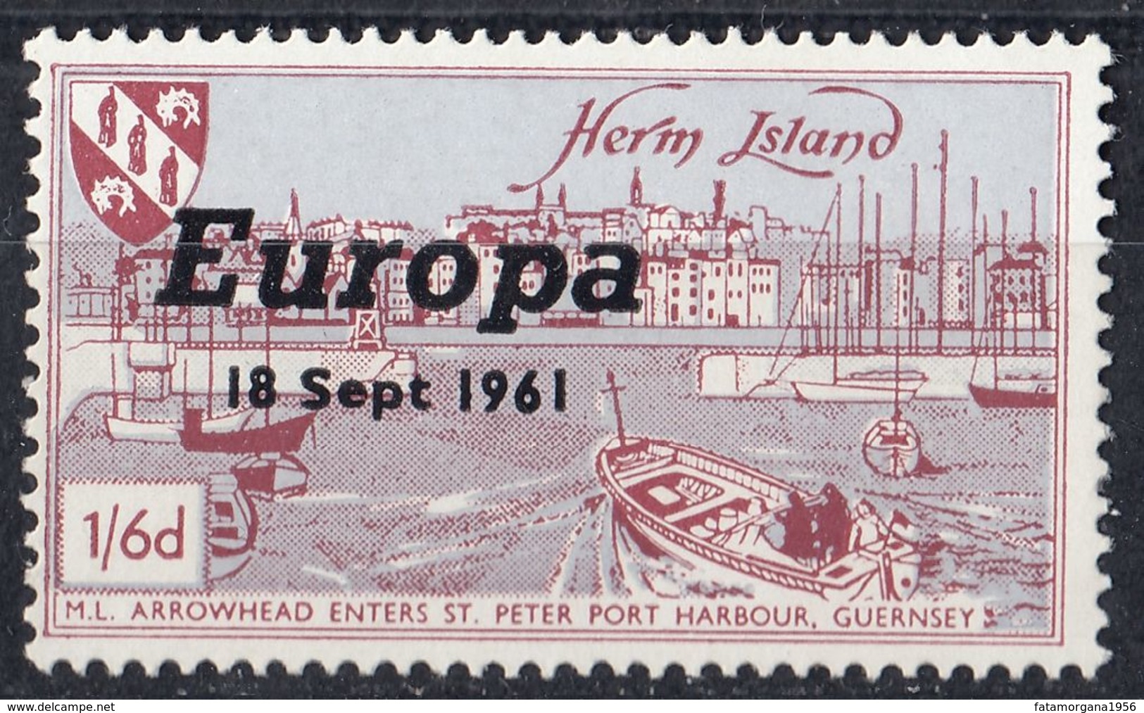 HERM ISLAND - 1961 - Un Francobollo Nuovo MNH, Come Da Immagine. - Local Issues