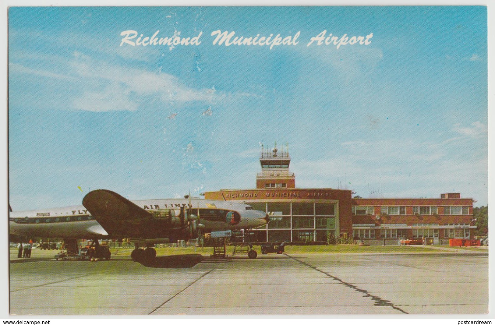 Richmond VA Airport Postcard - Richmond