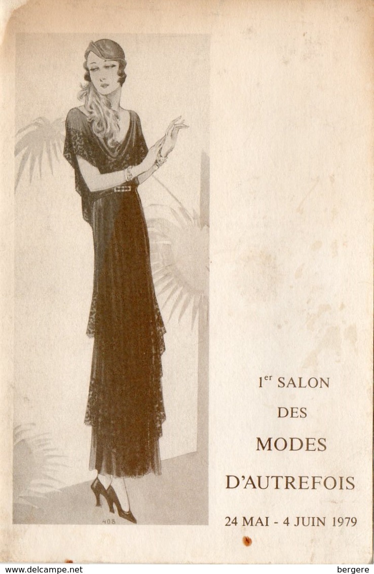 Carte D'invitation Soirée Mai 1979. Forum Des Halles, 1er Salon Des Modes D'autrefois. 2 Scans. - 1940-1970