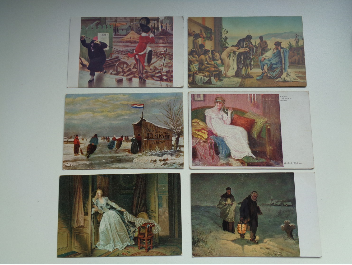 Beau Lot 60 Cartes Postales Fantaisie Peintures  Peinture     Mooi Lot 60 Postkaarten Fantasie  Schilderijen  Schilderij - 5 - 99 Cartes