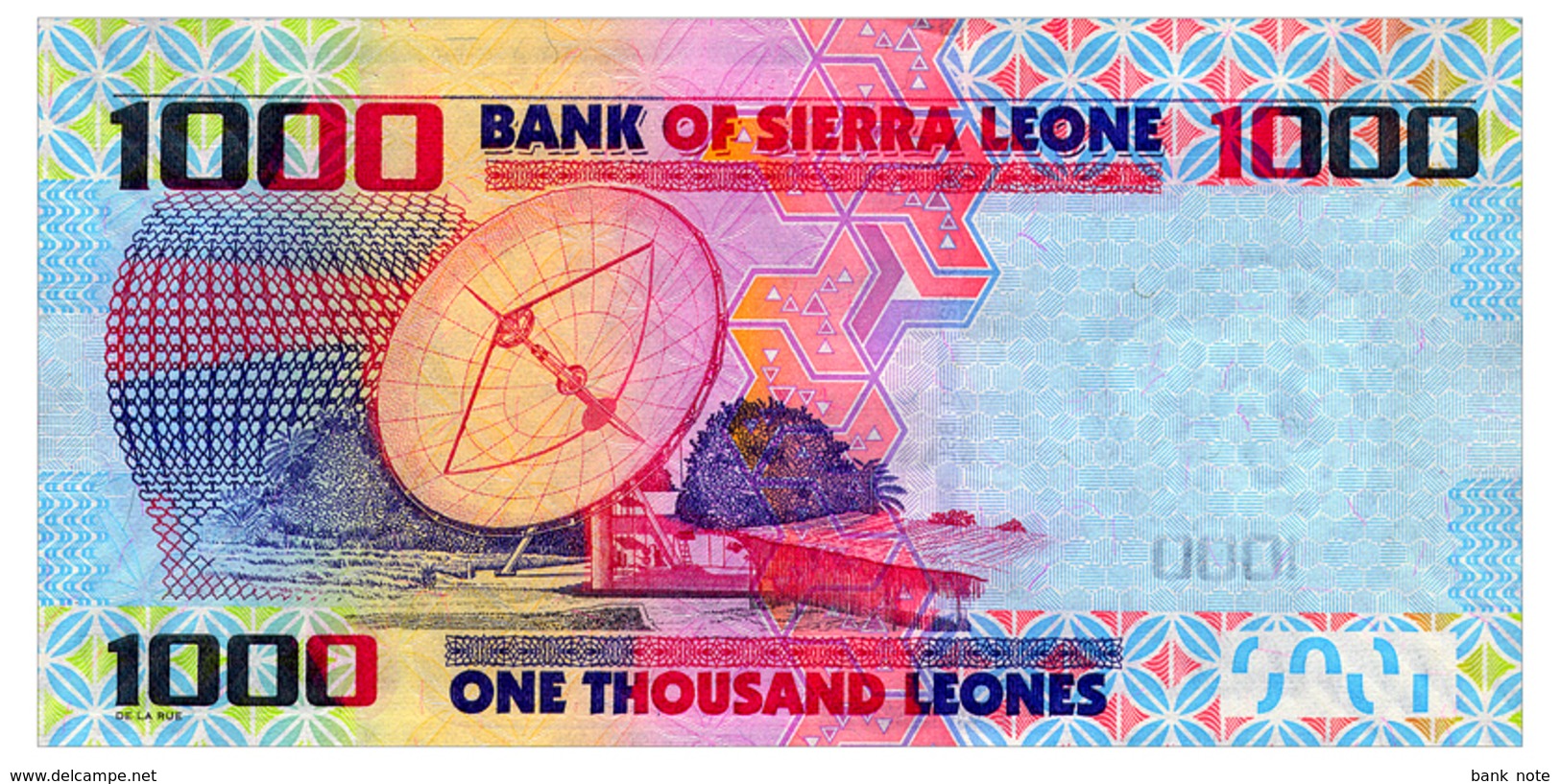 SIERRA LEONE 1000 LEONES 2013 Pick 30b Unc - Sierra Leone