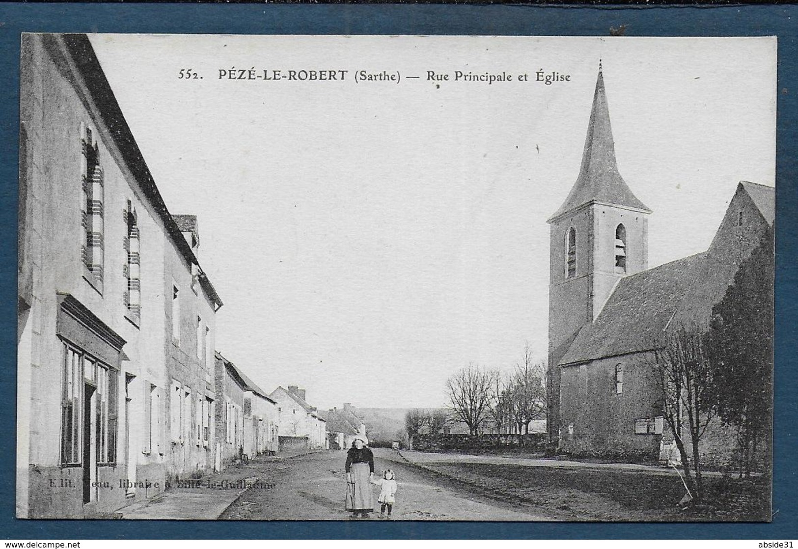 PEZE LE ROBERT - Rue Principale Et Eglise - Autres & Non Classés