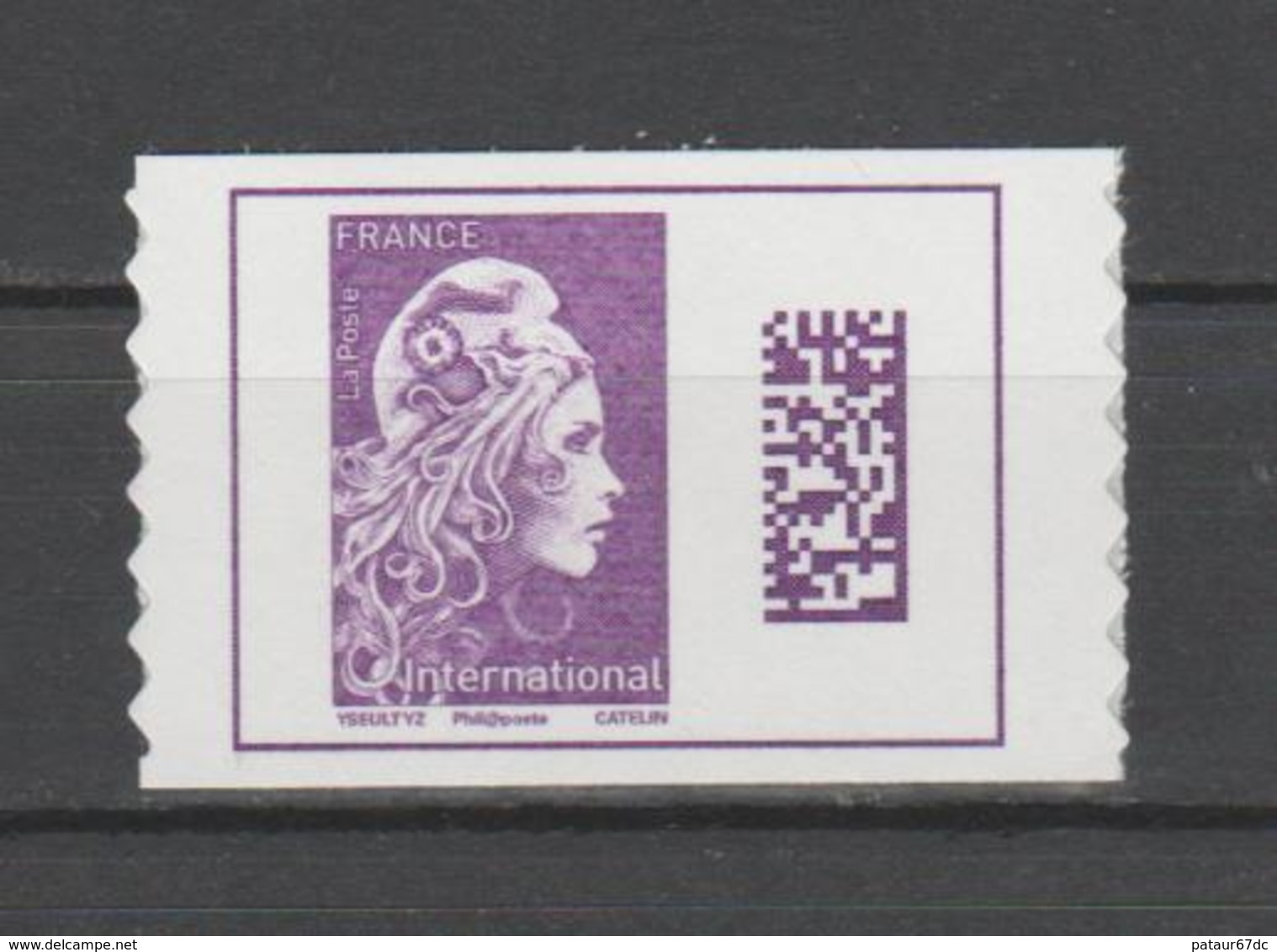 FRANCE / 2019 / Y&T N° AA 1656 (F) ** : Marianne D'YZ (de Feuille Adhésive) TVP International X 1 - Sonstige & Ohne Zuordnung