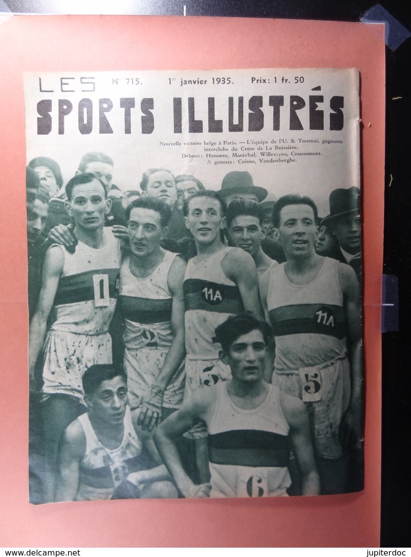 Les Sports Illustrés 1935 N°715 Bol D'Or à Anvers Kaers Diables Rouges Football Schroeven Victoire Belge à Paris - Sport