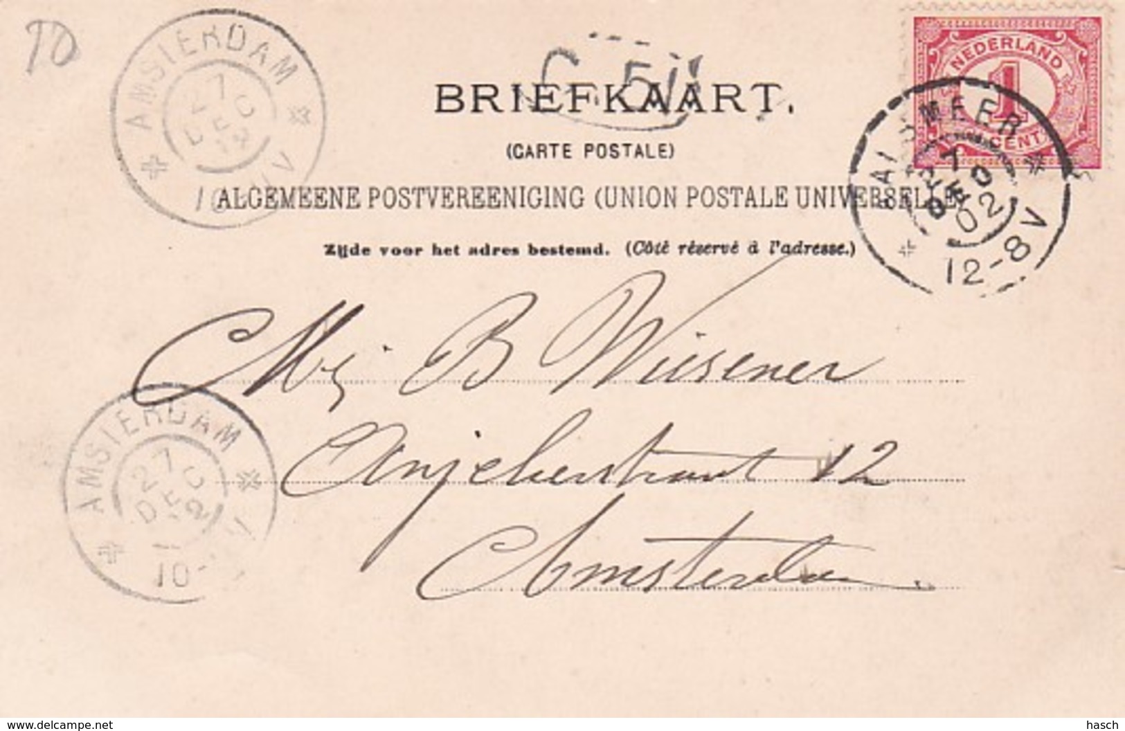 3575	30	Aalsmeer, Kanaaldijk (poststempel 1902) - Aalsmeer