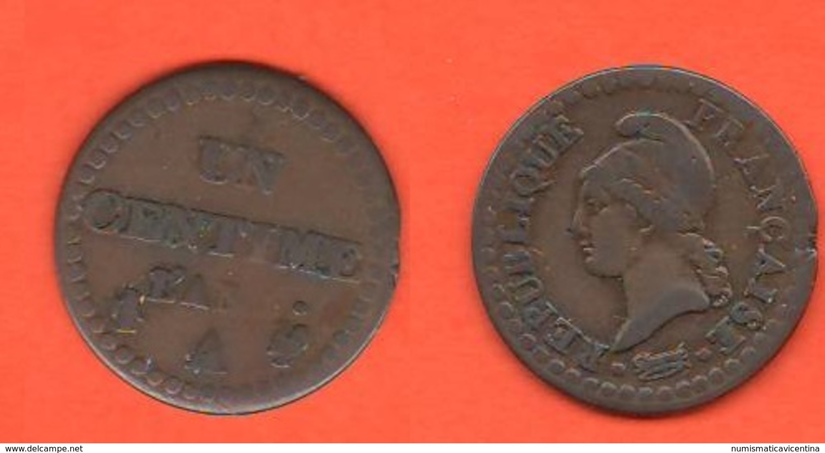 1 Centime Lan 6 A 1797 - 1798  Francia France - Altri & Non Classificati