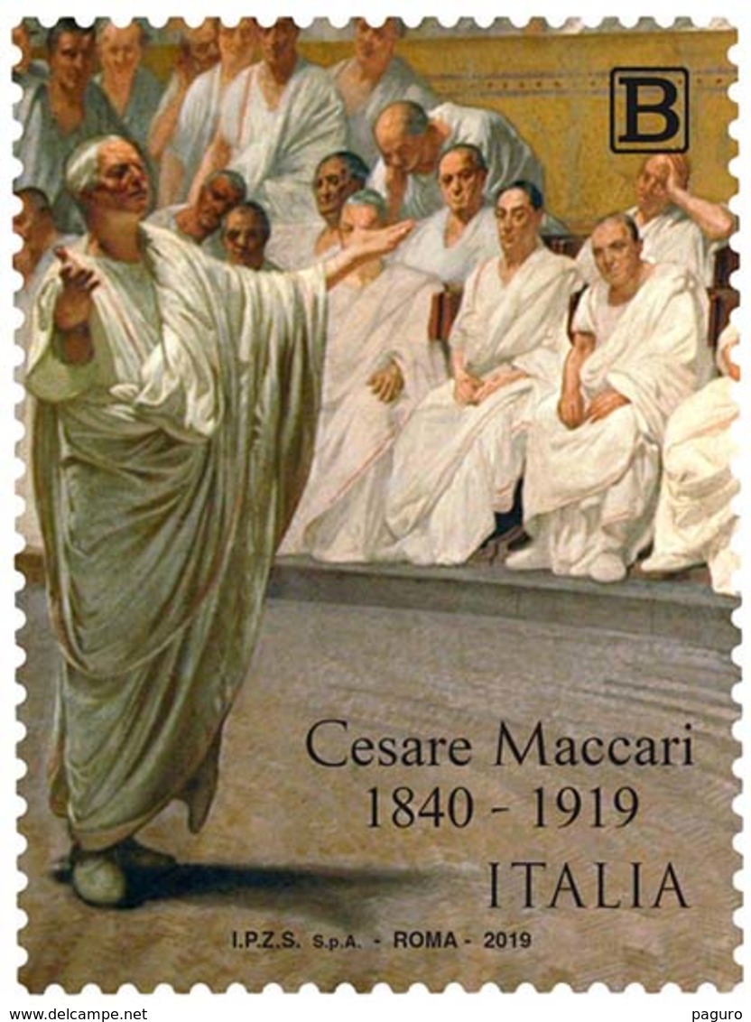 Italia Repubblica 2019 Cesare Maccari Da Foglio Euro 1,10 MNH** Integro - 2011-20:  Nuevos