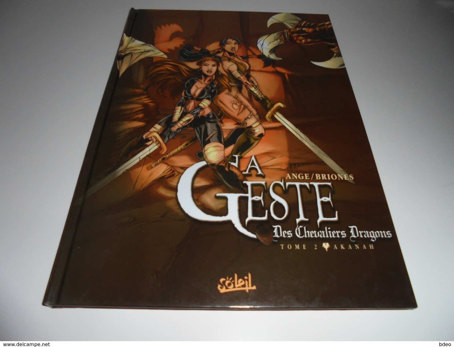 LOT EO LA GESTE DES CHEVALIERS DRAGONS TOMES 2/3/ TBE