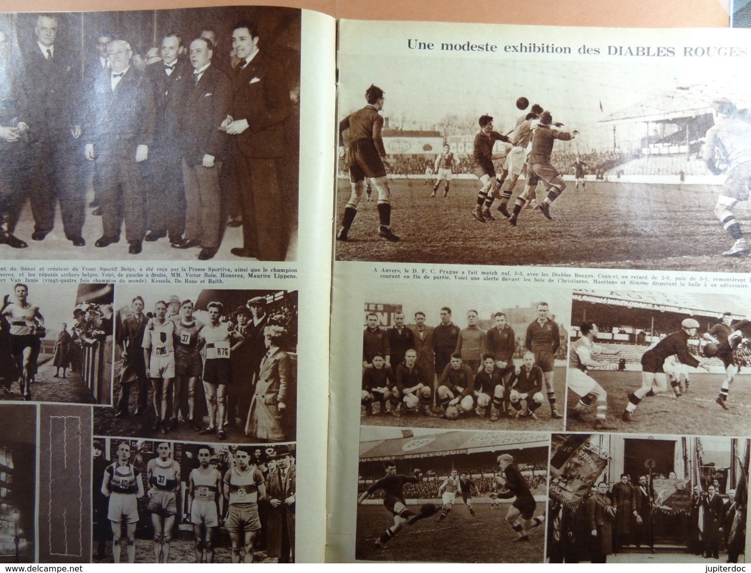 Les Sports Illustrés 1935 N°722 Ligny Diables Rouges Billard Westoutre Theux Olmo - Sport