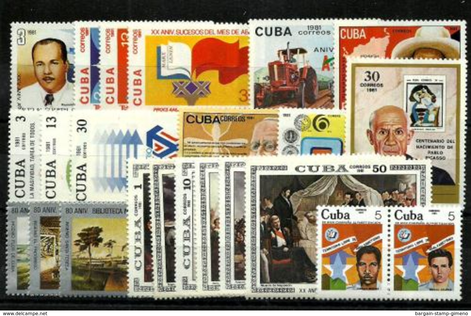 Cuba Lote De 17 Series Nuevas. Cat.45€ - Nuevos
