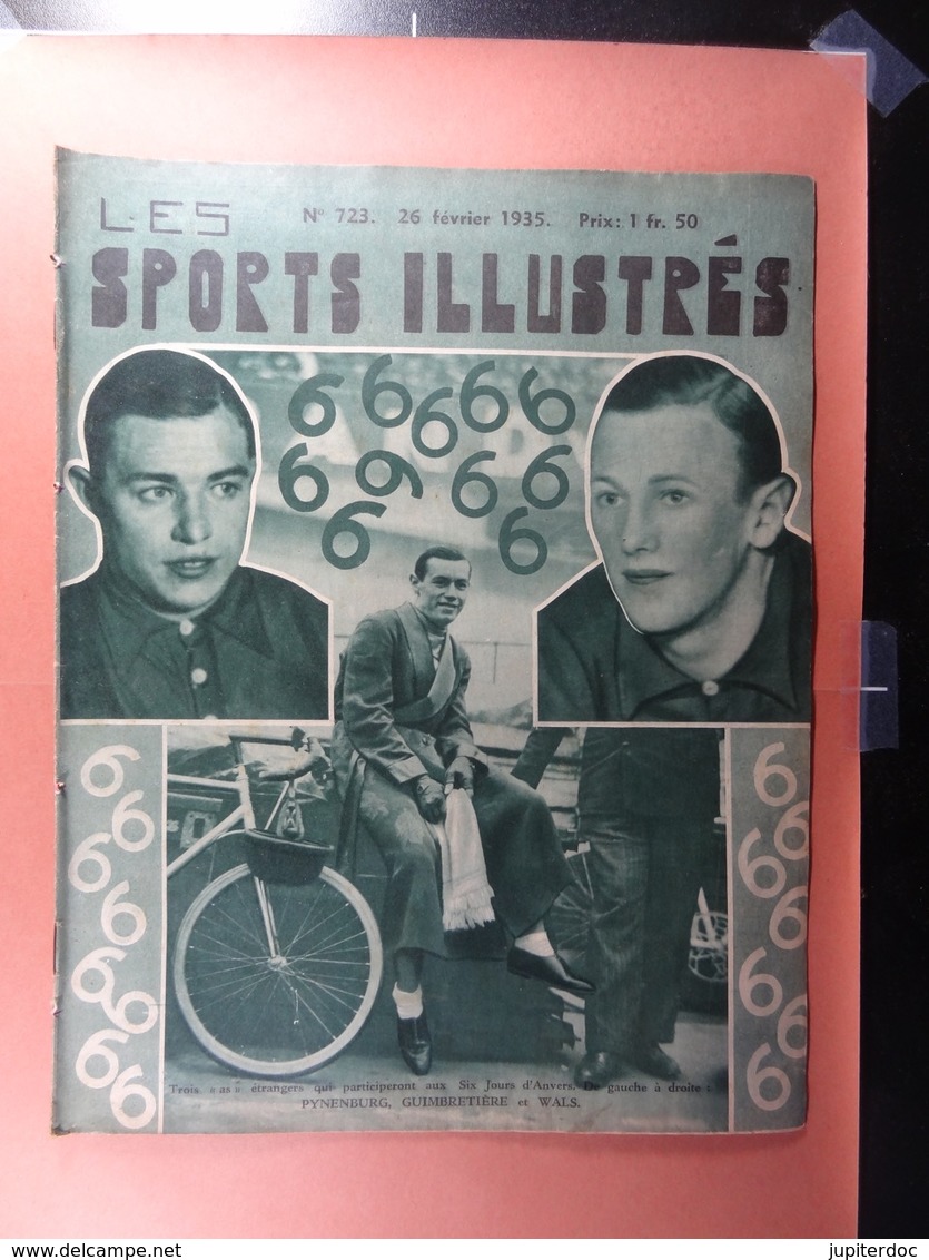 Les Sports Illustrés 1935 N°723 Pynenburg Guimbretière Wals Coupe Du Roi Football Buysse Loncke Tirlemont Honorez - Sport