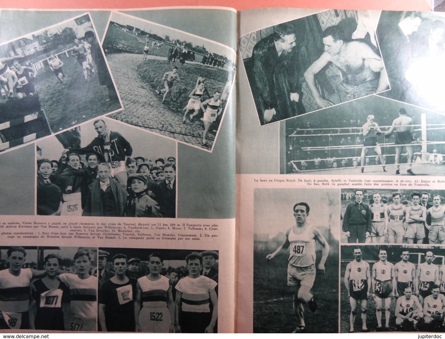 Les Sports Illustrés 1935 N°723 Pynenburg Guimbretière Wals Coupe du Roi Football Buysse Loncke Tirlemont Honorez